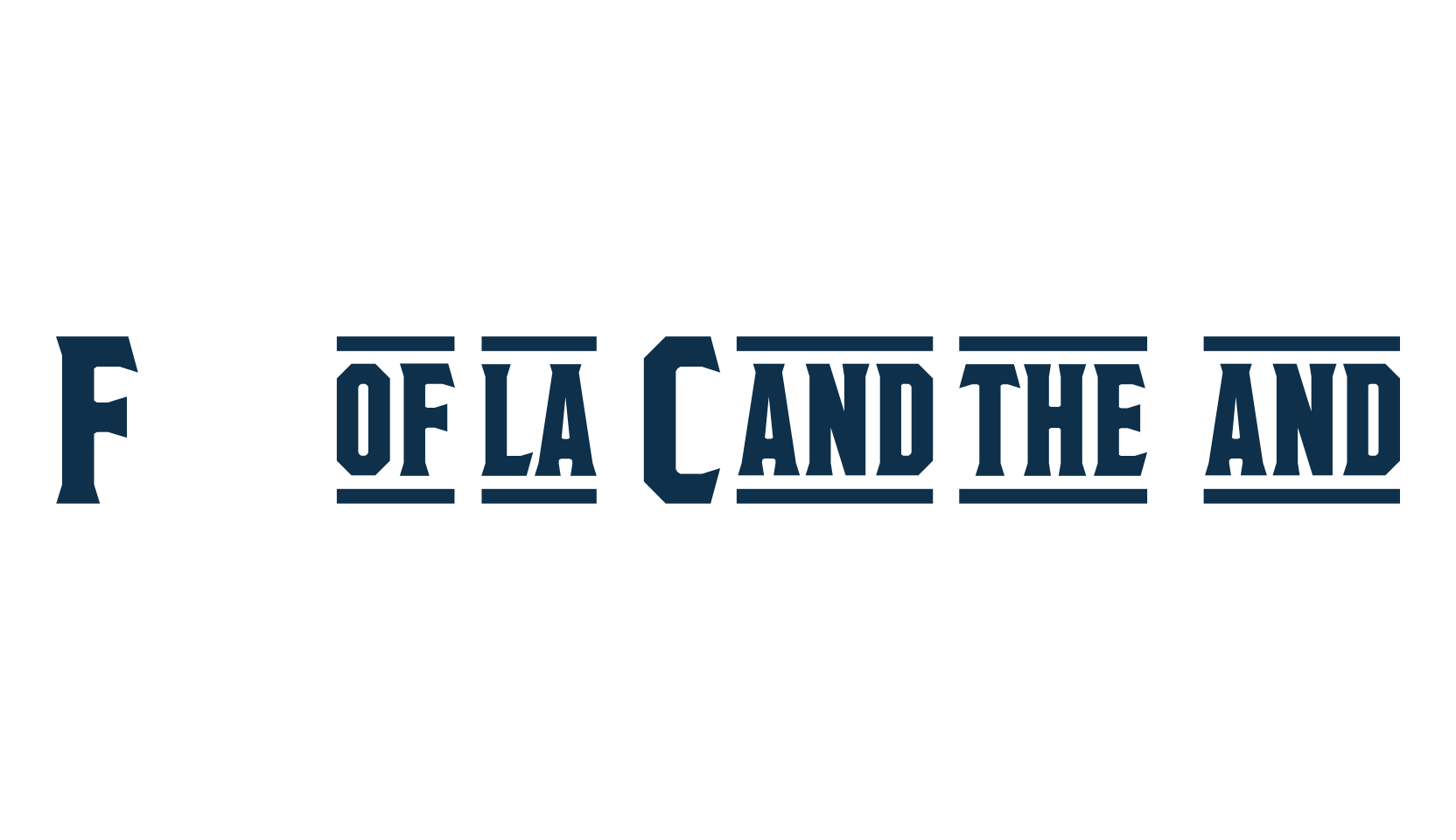 Fields of Cathay, fancy retro decorative font preview
