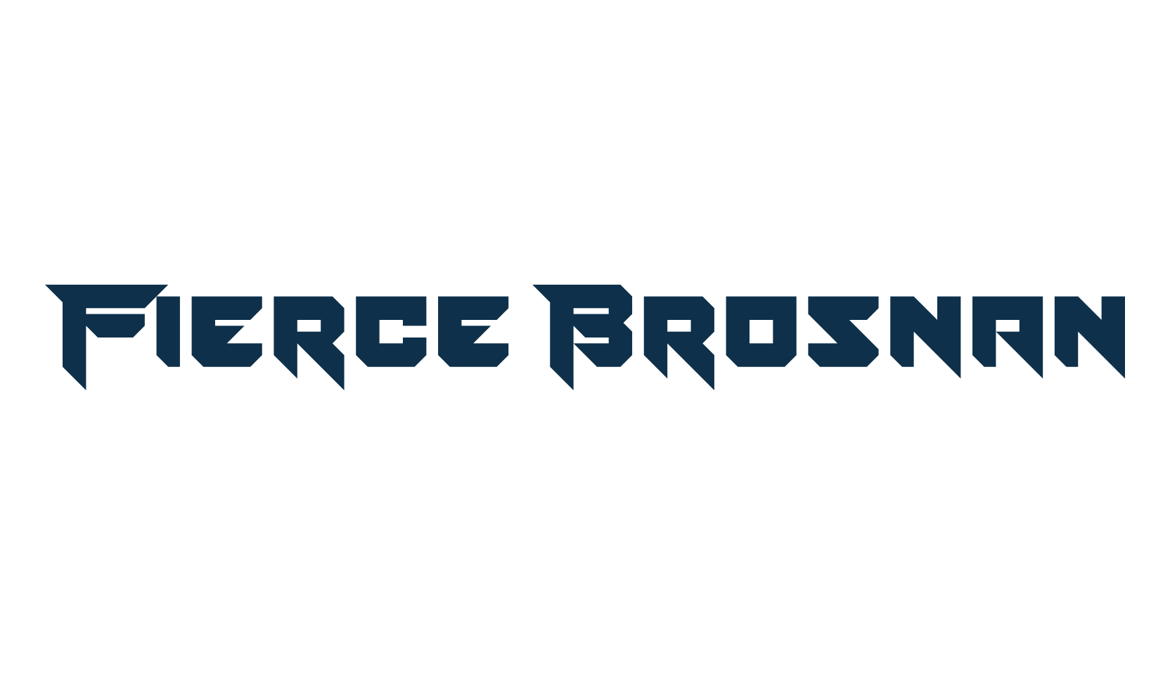 Fierce Brosnan, various font preview