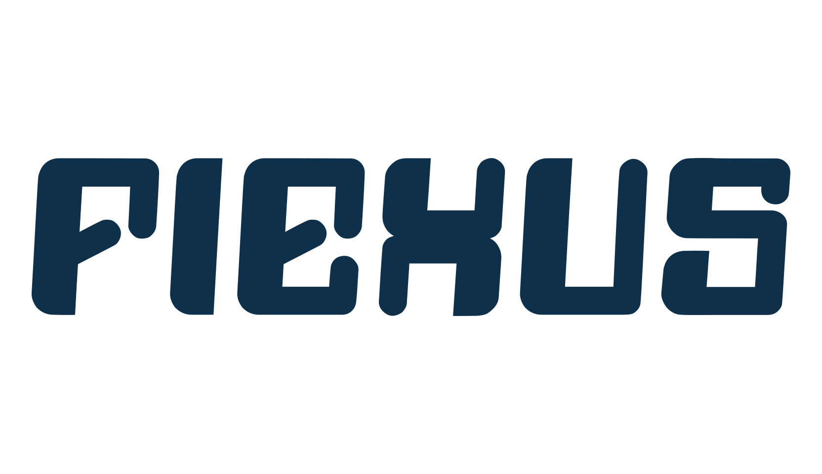 Fiexus, techno sci-fi font preview