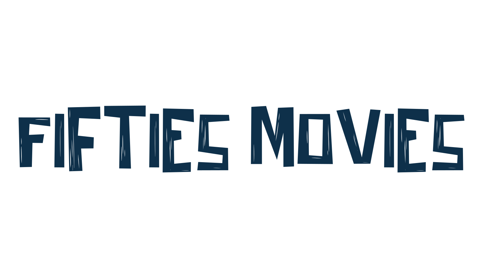 Fifties Movies, fancy retro decorative font preview