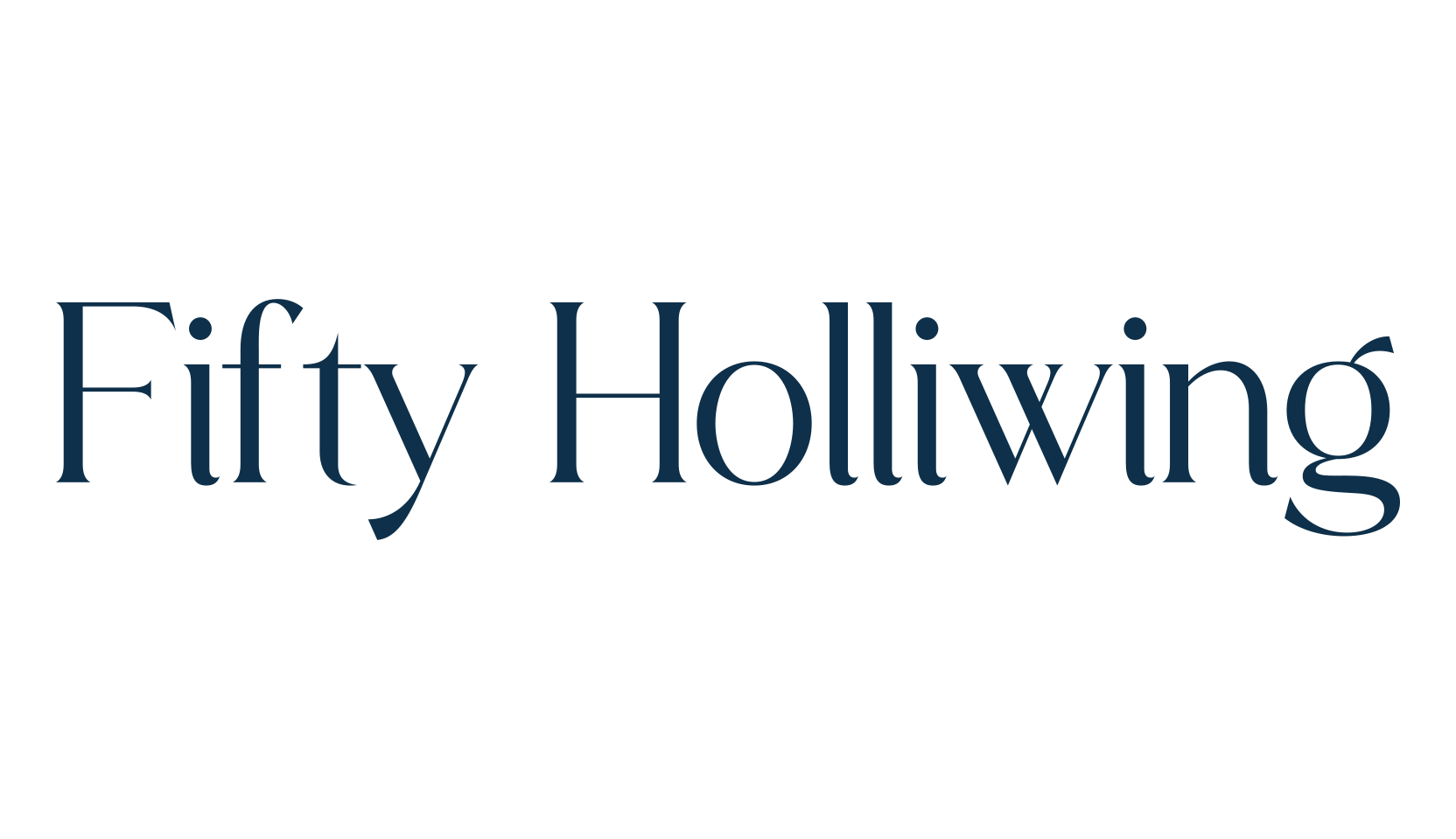 Fifty Holliwing, serif font preview