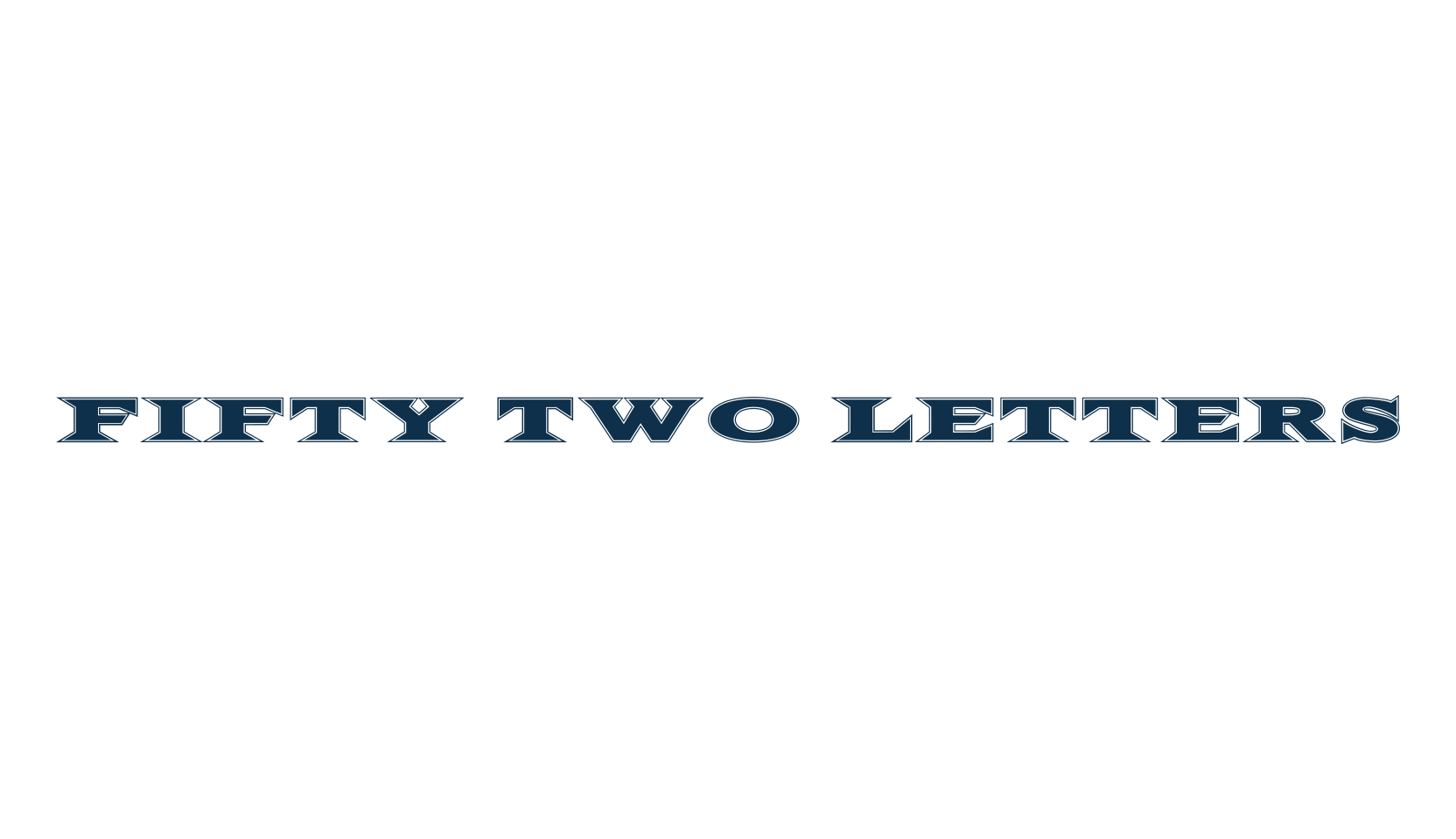 Fifty Two Letters, various font preview