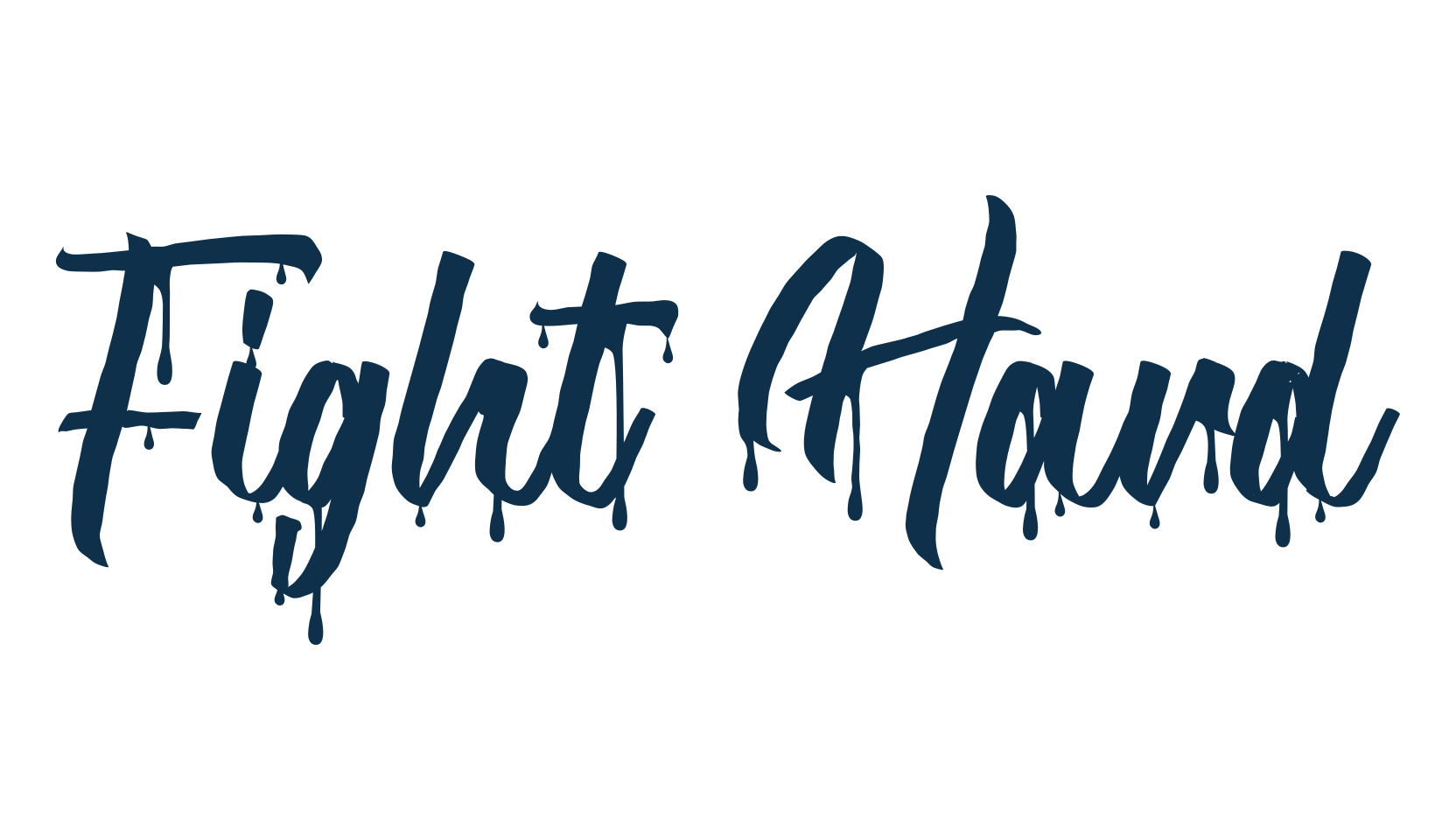 Fight Hard, script graffiti fancy decorative calligraphy font preview