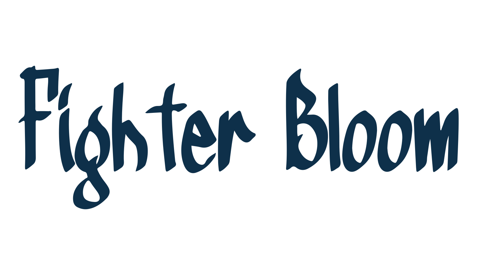 Fighter Bloom, graffiti font preview
