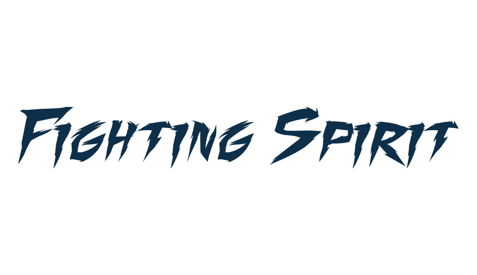 Fighting Spirit, fancy cartoon decorative comic font preview