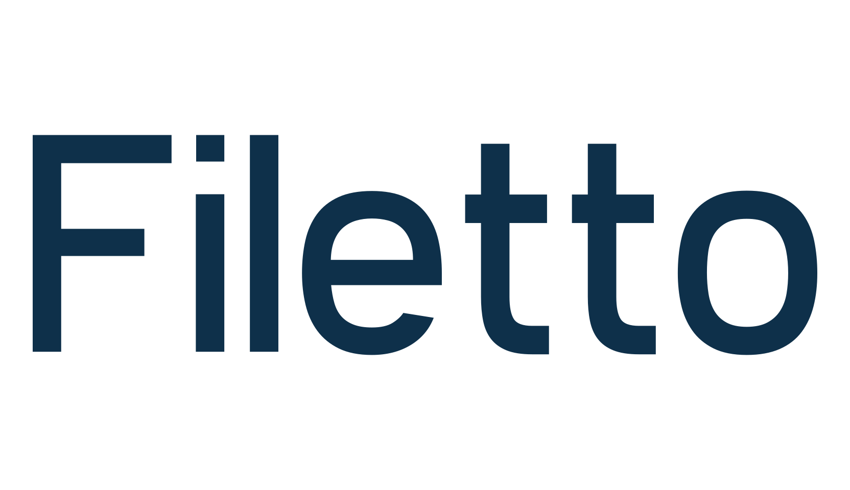 Filetto, sans serif font preview