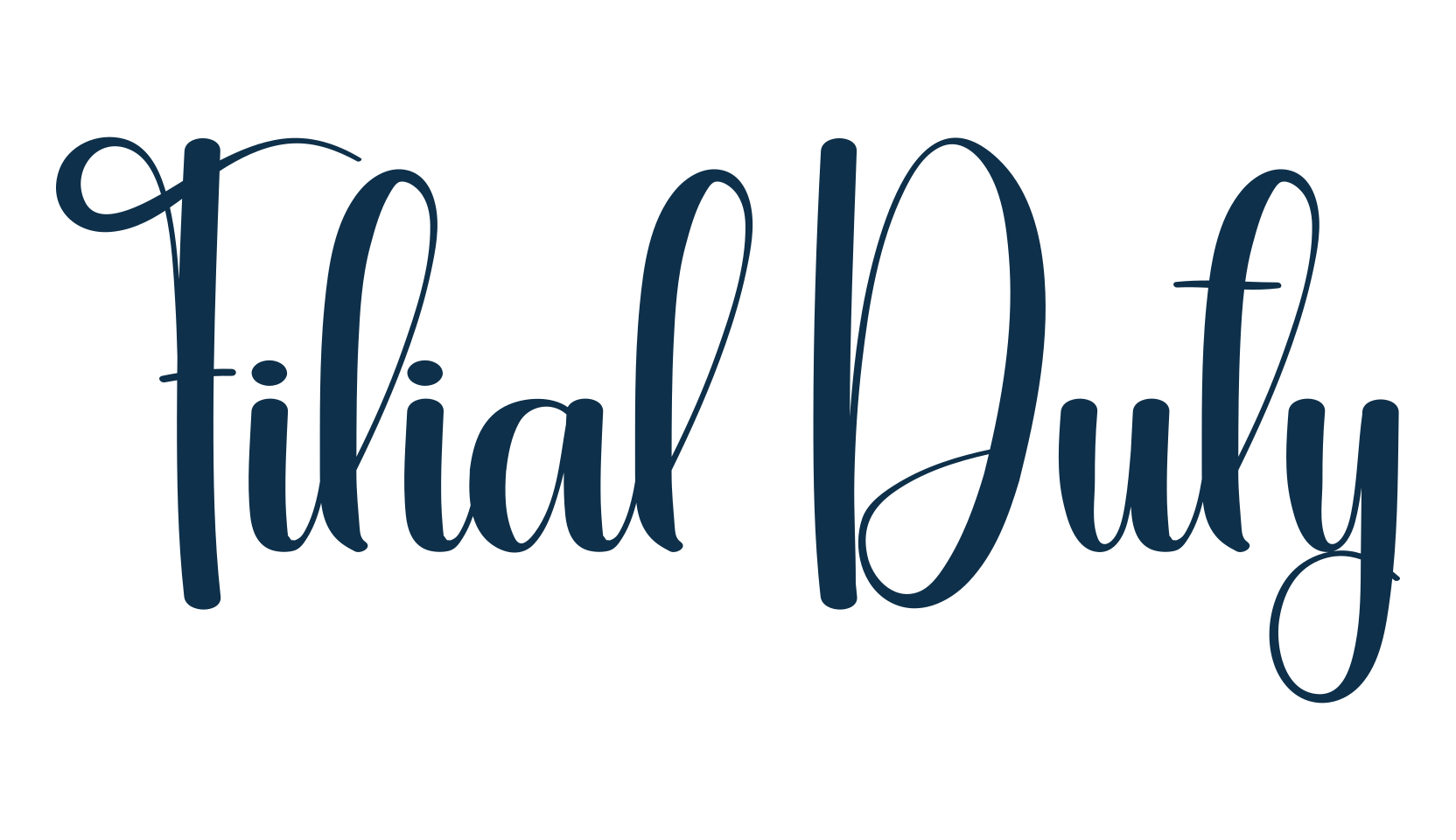 Filial Duty, display market font preview