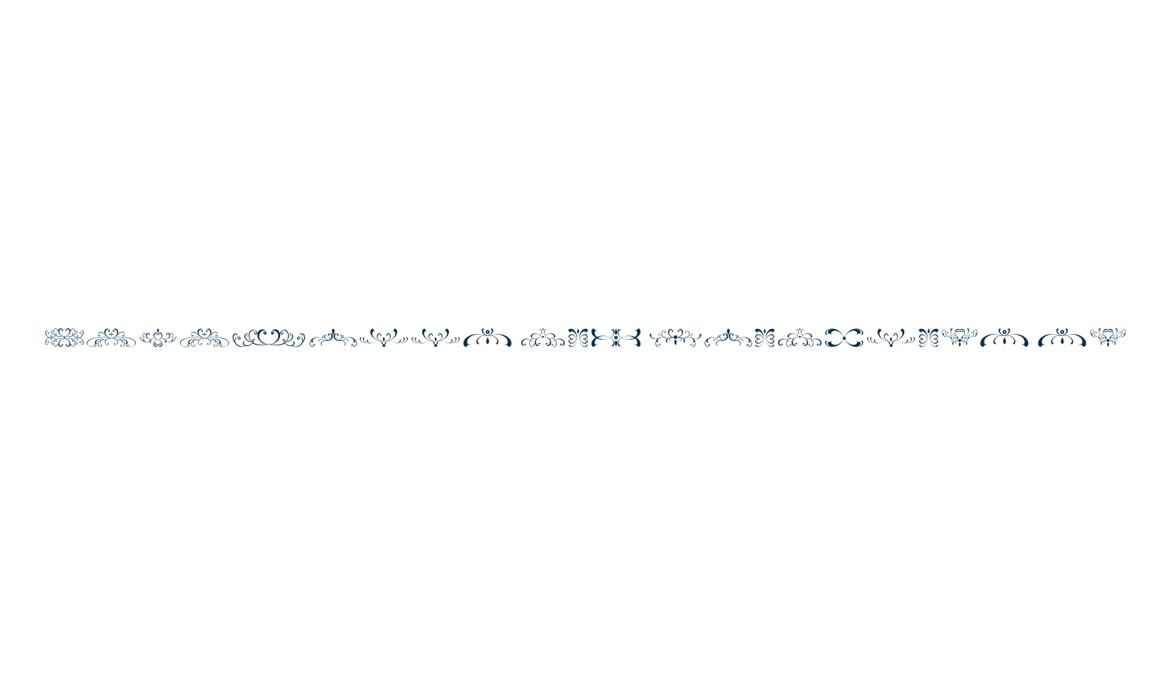Filigrees and Ornaments ST, fancy decorative font preview