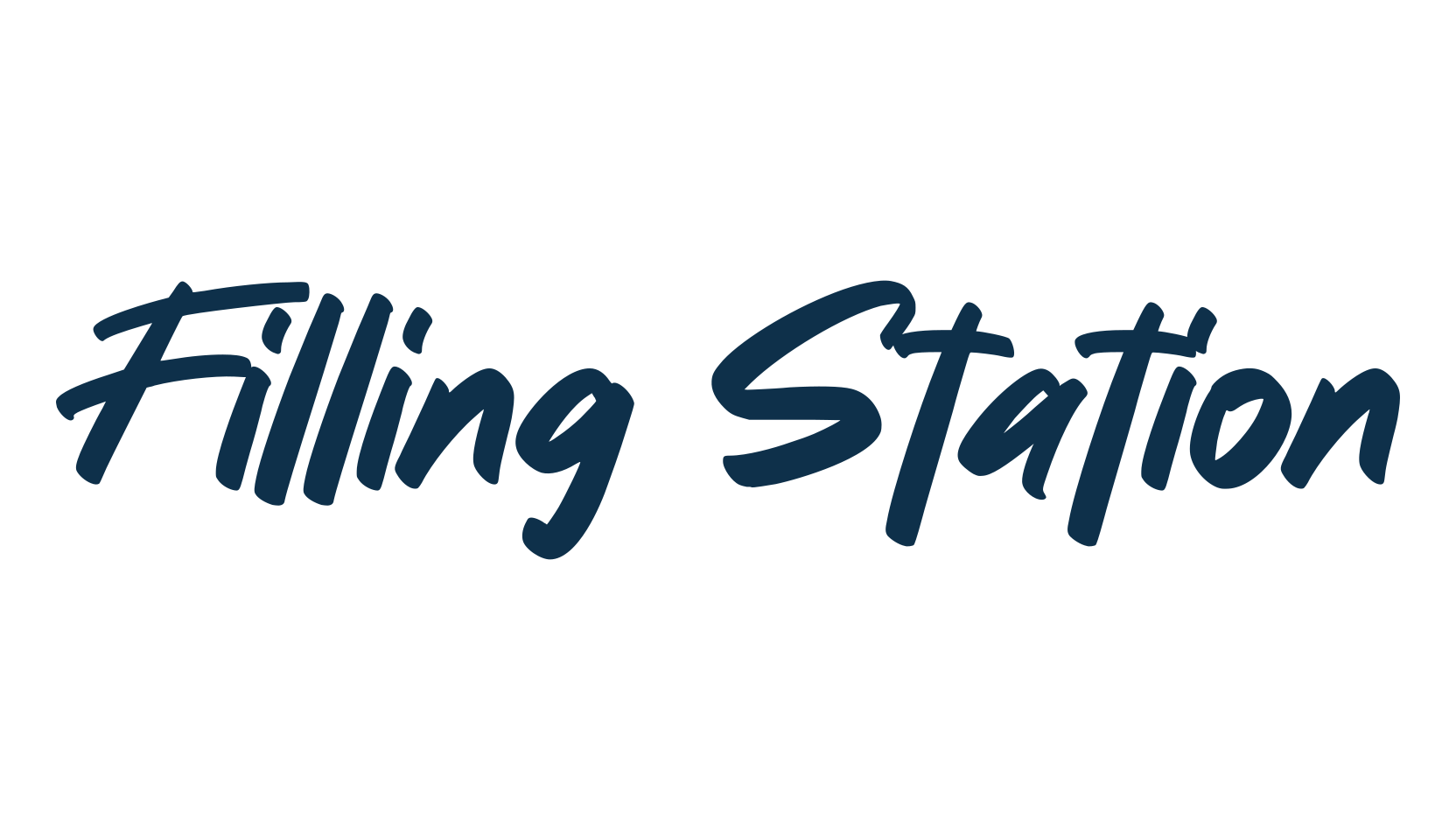 Filling Station, script handwritten fancy decorative calligraphy font preview