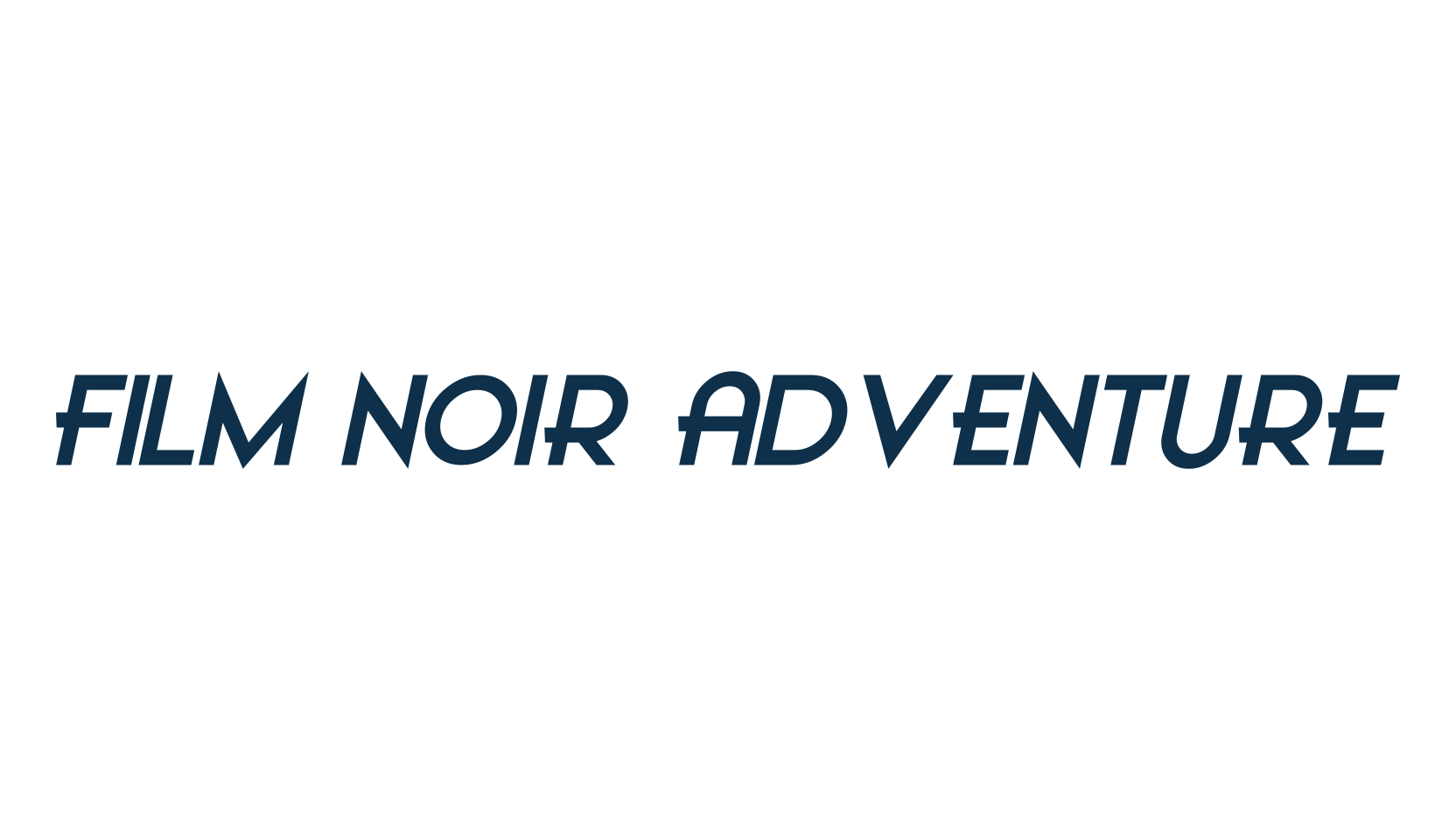 Film Noir Adventure, fancy retro decorative font preview