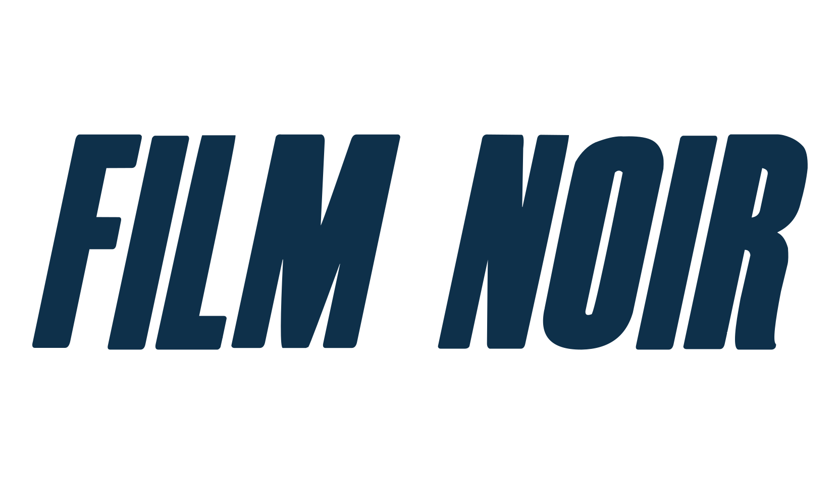 Film Noir, sans serif font preview