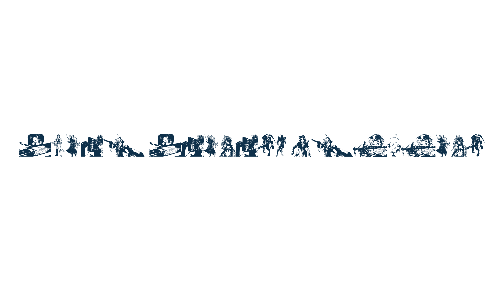 Final Fantasy Elements, display market font preview