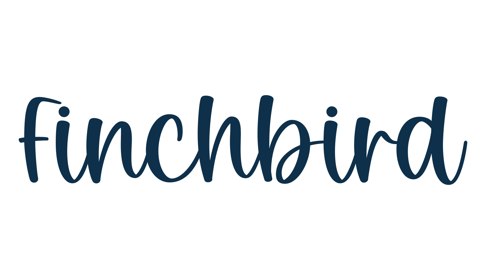 Finchbird, script handwritten fancy decorative calligraphy font preview