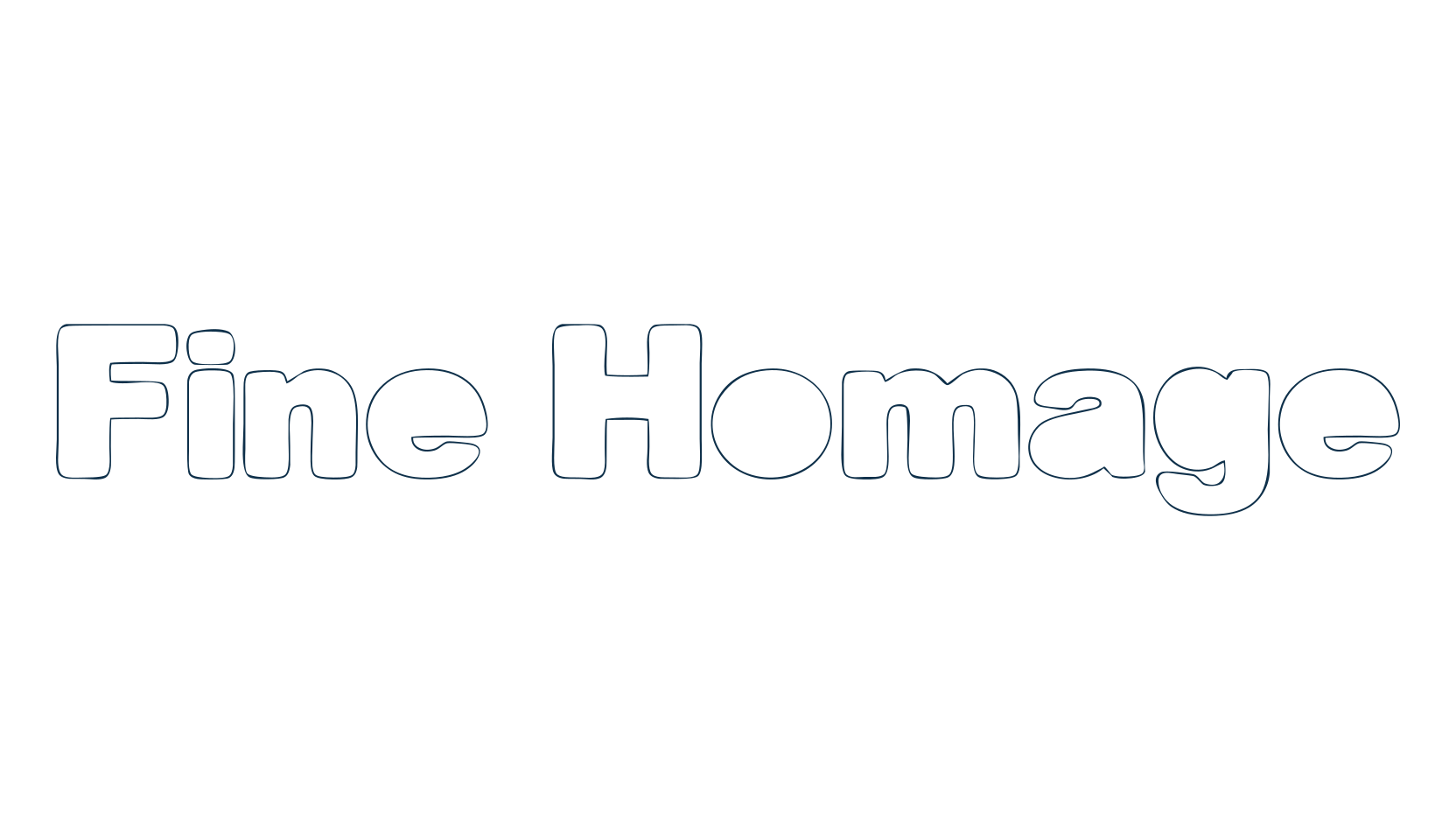 Fine Homage, various font preview