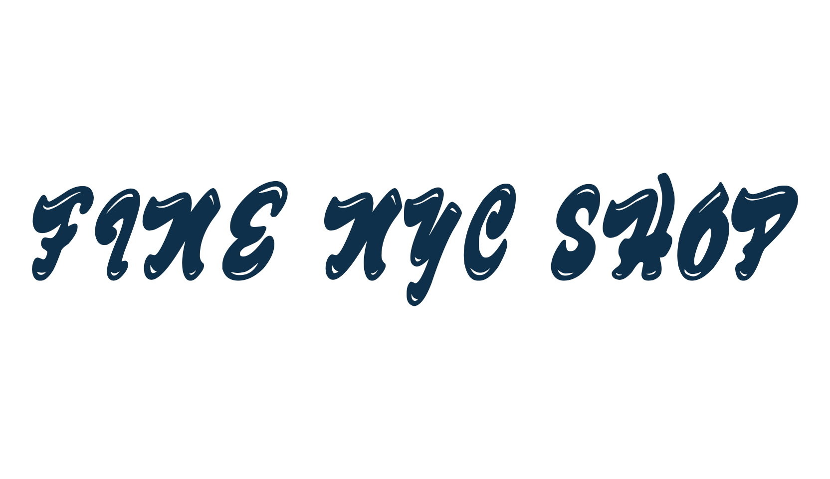 Fine NYC Shop, groovy font preview