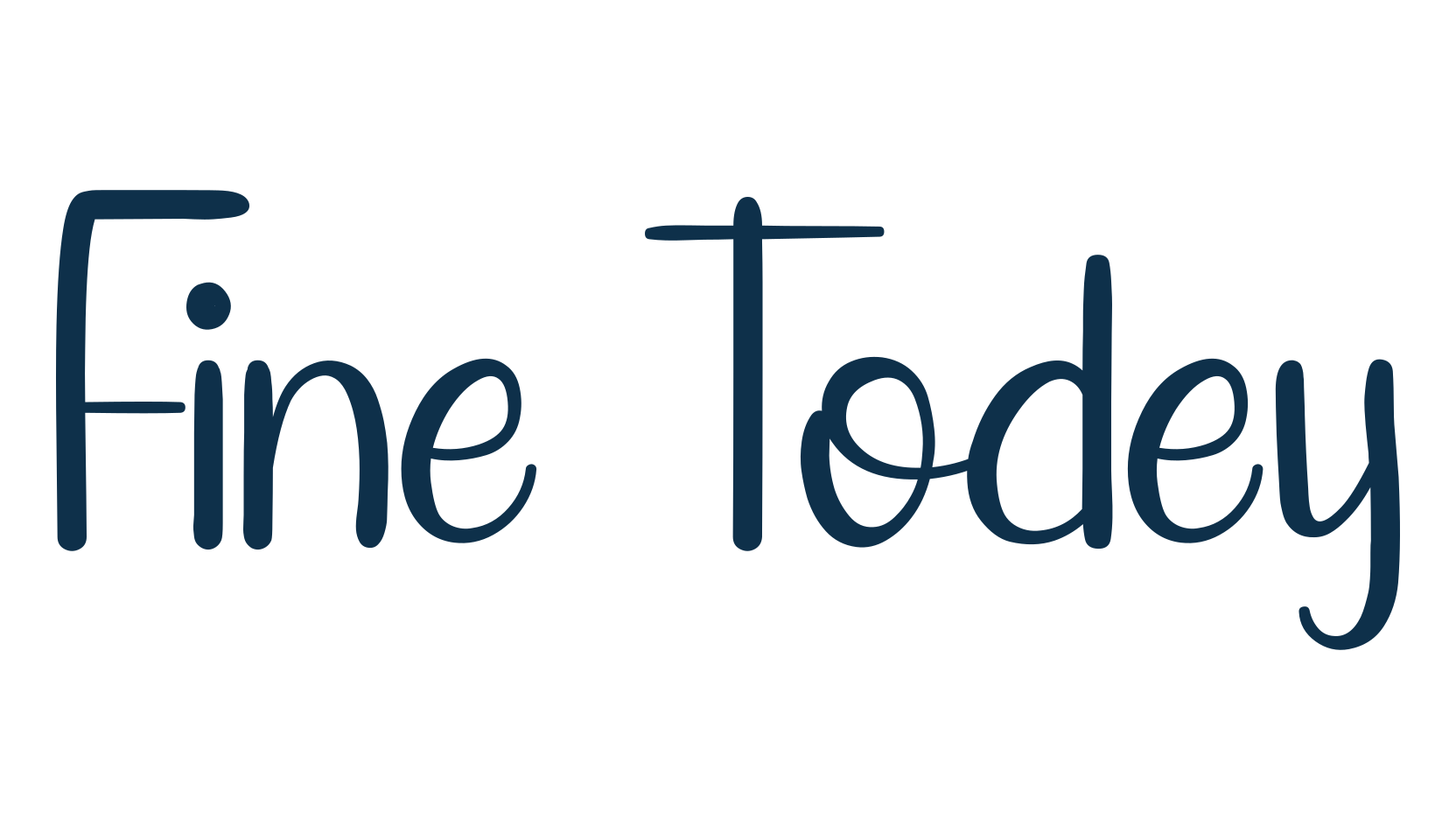 Fine Todey, display market font preview