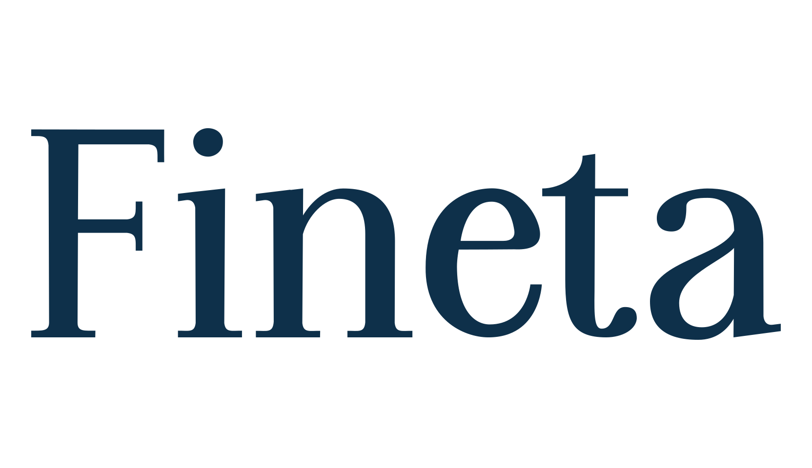 Fineta, serif font preview