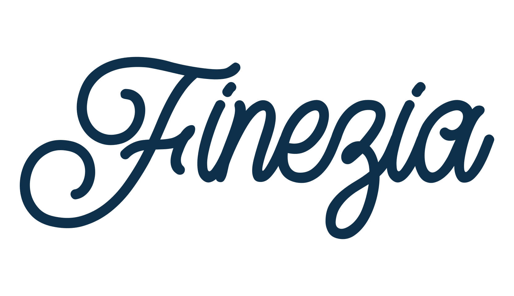 Finezia, fancy decorative font preview