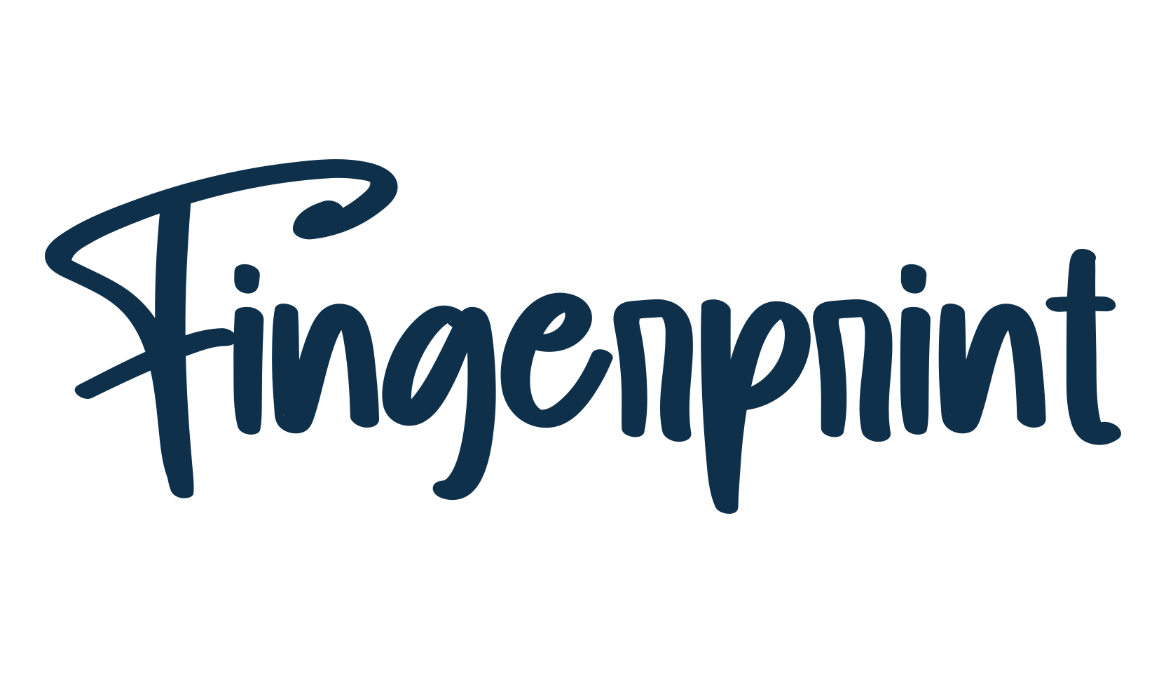 Fingerprint, script handwritten fancy decorative calligraphy font preview