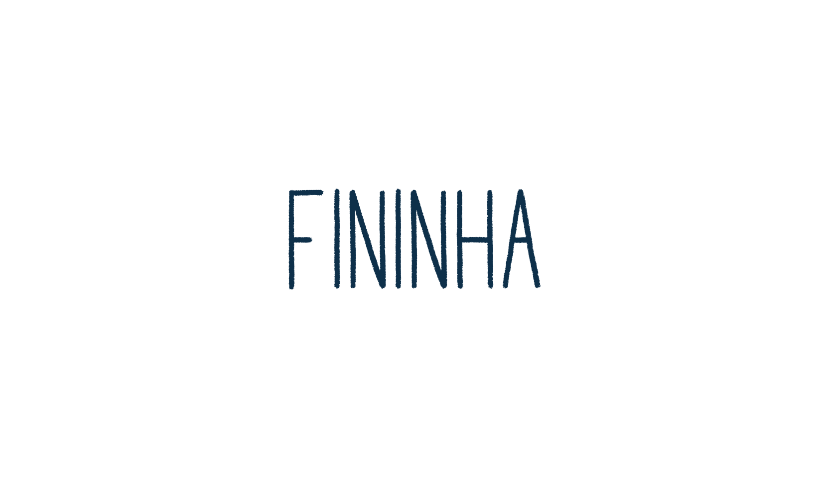 Fininha, handwriting font preview
