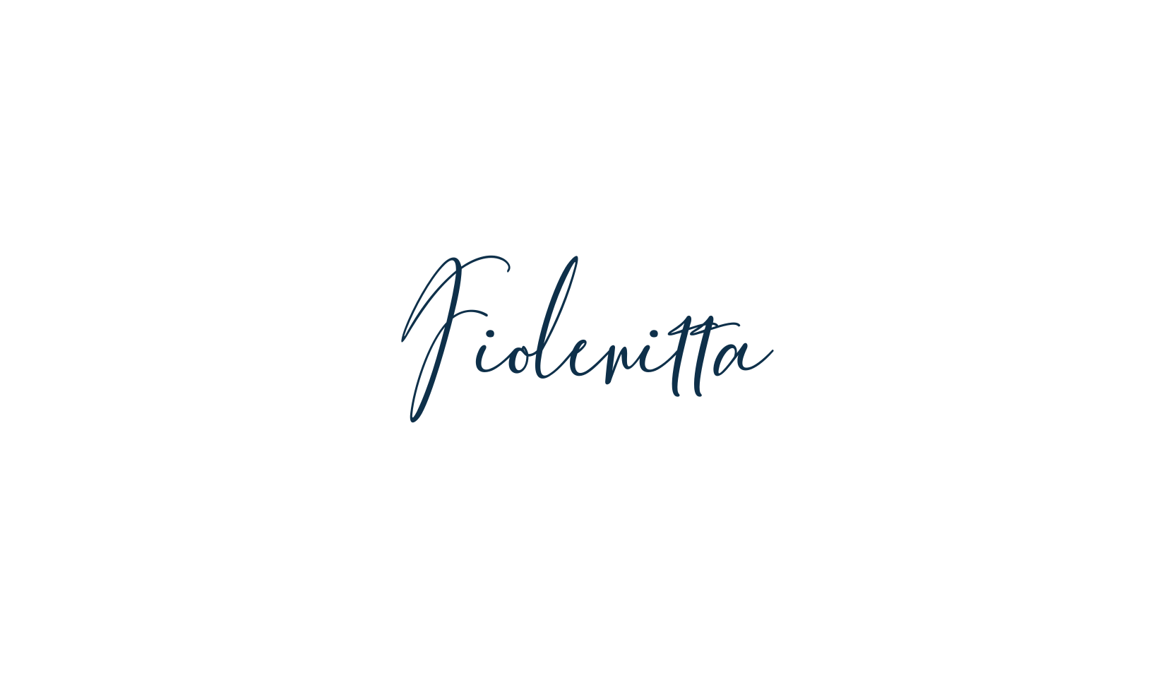 Fiolenitta, calligraphy font preview