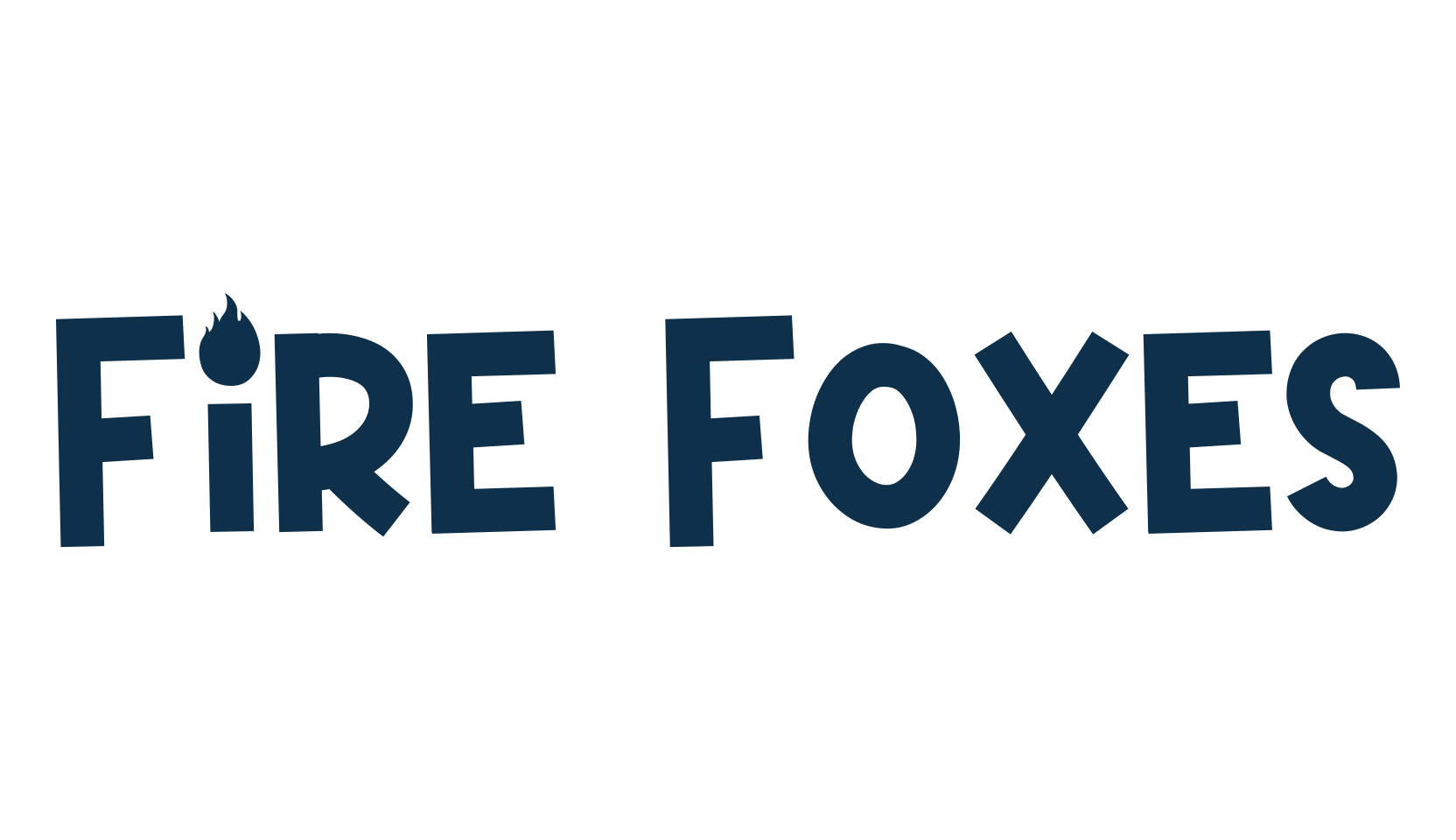 Fire Foxes, fancy cartoon decorative font preview
