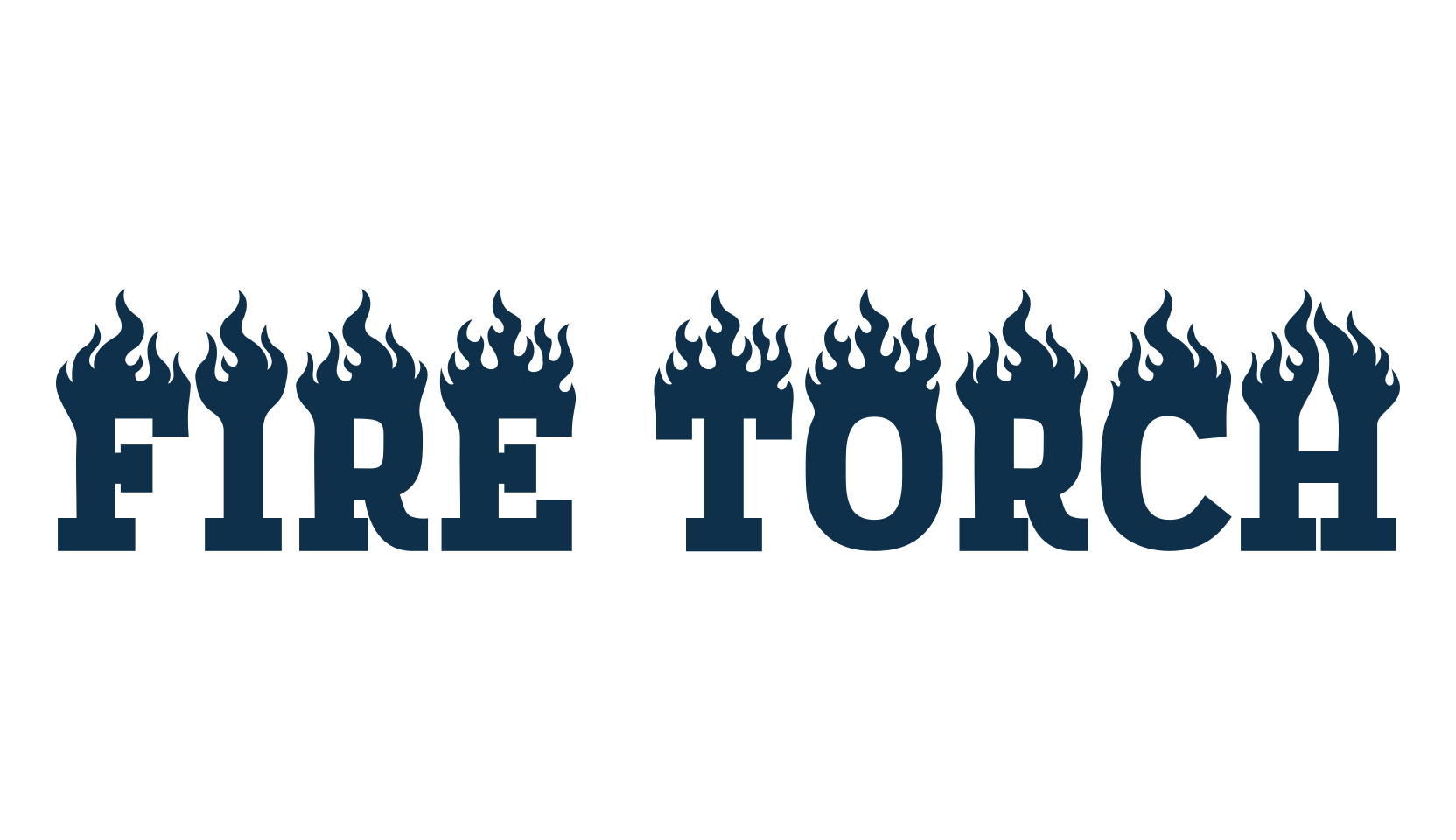 Fire Torch, fire, ice font preview