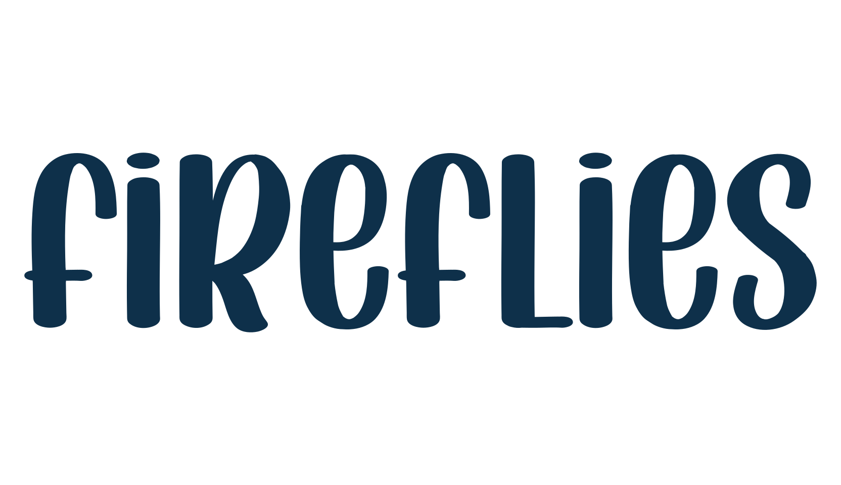 Fireflies (fireflies-2), display market font preview