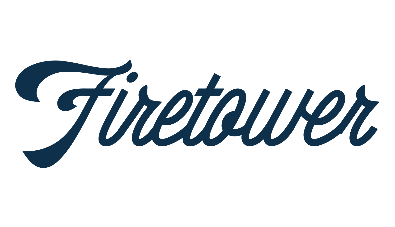 Firetower, old school font preview