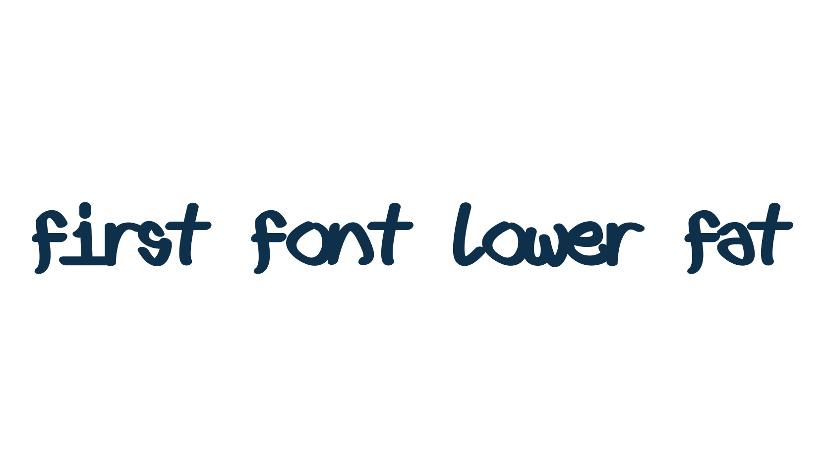 First font lower fat, script graffiti fancy decorative calligraphy font preview