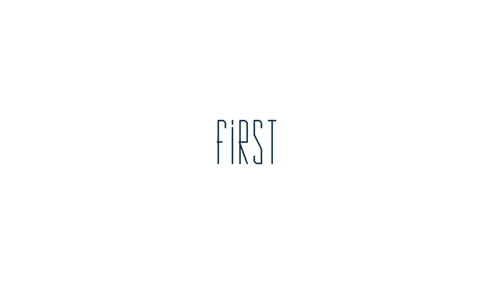 First (first2), basic sans serif font preview