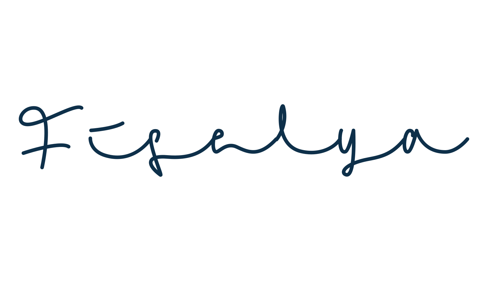 Fiselya, handwriting font preview