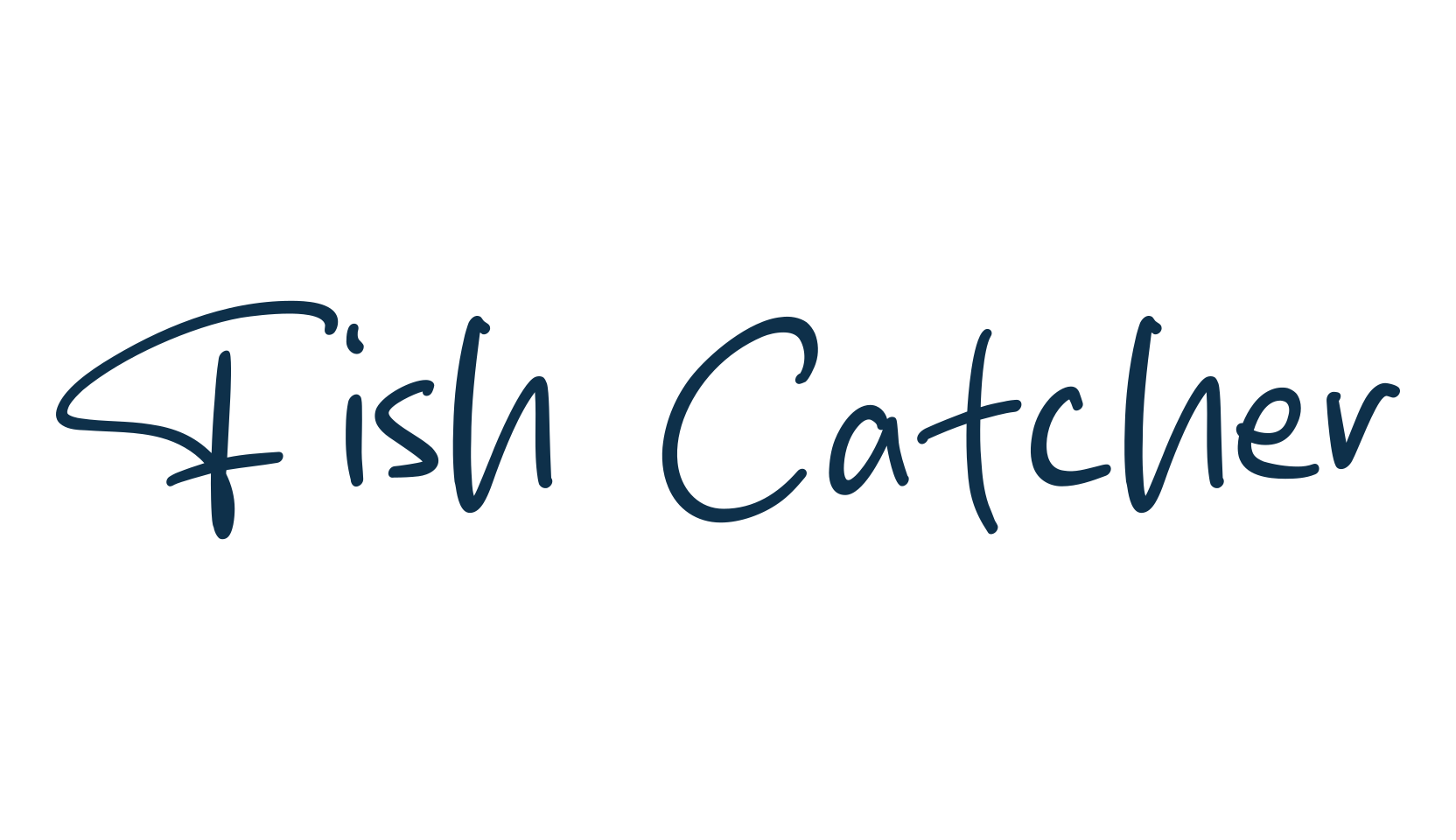 Fish Catcher, handwriting font preview