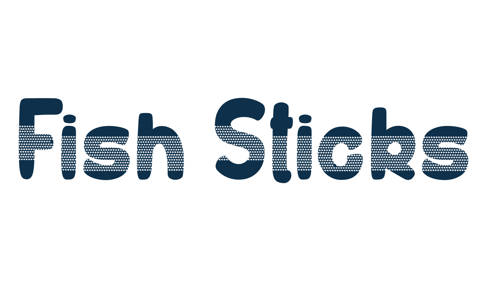 Fish Sticks, fancy various decorative font preview