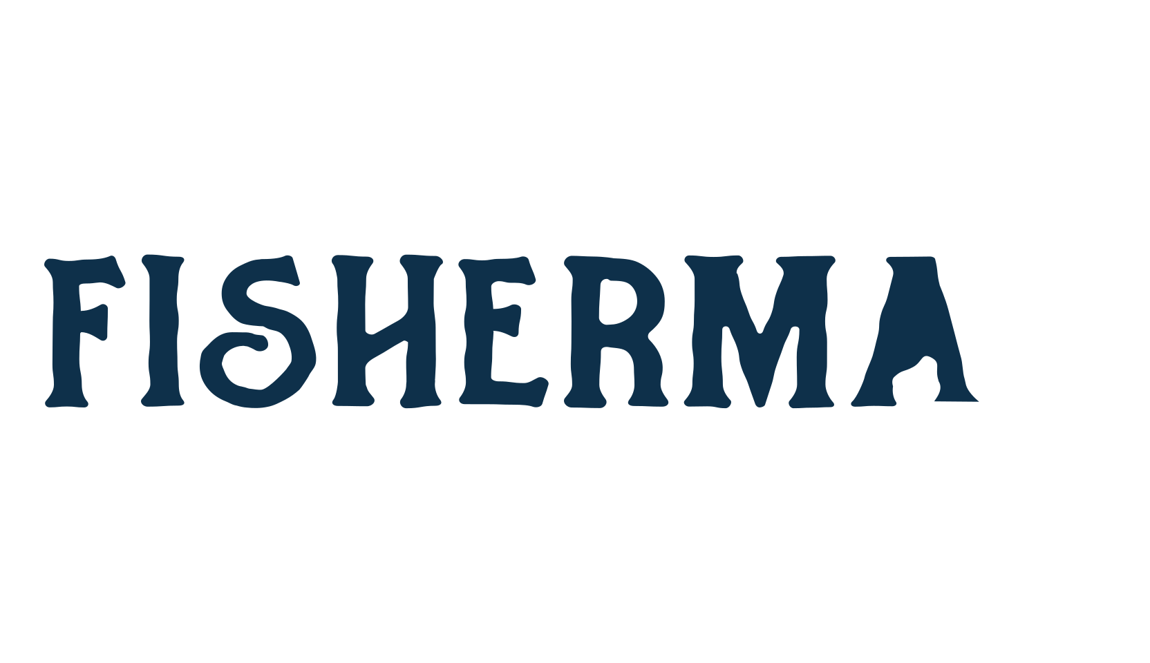 Fisherman, retro font preview