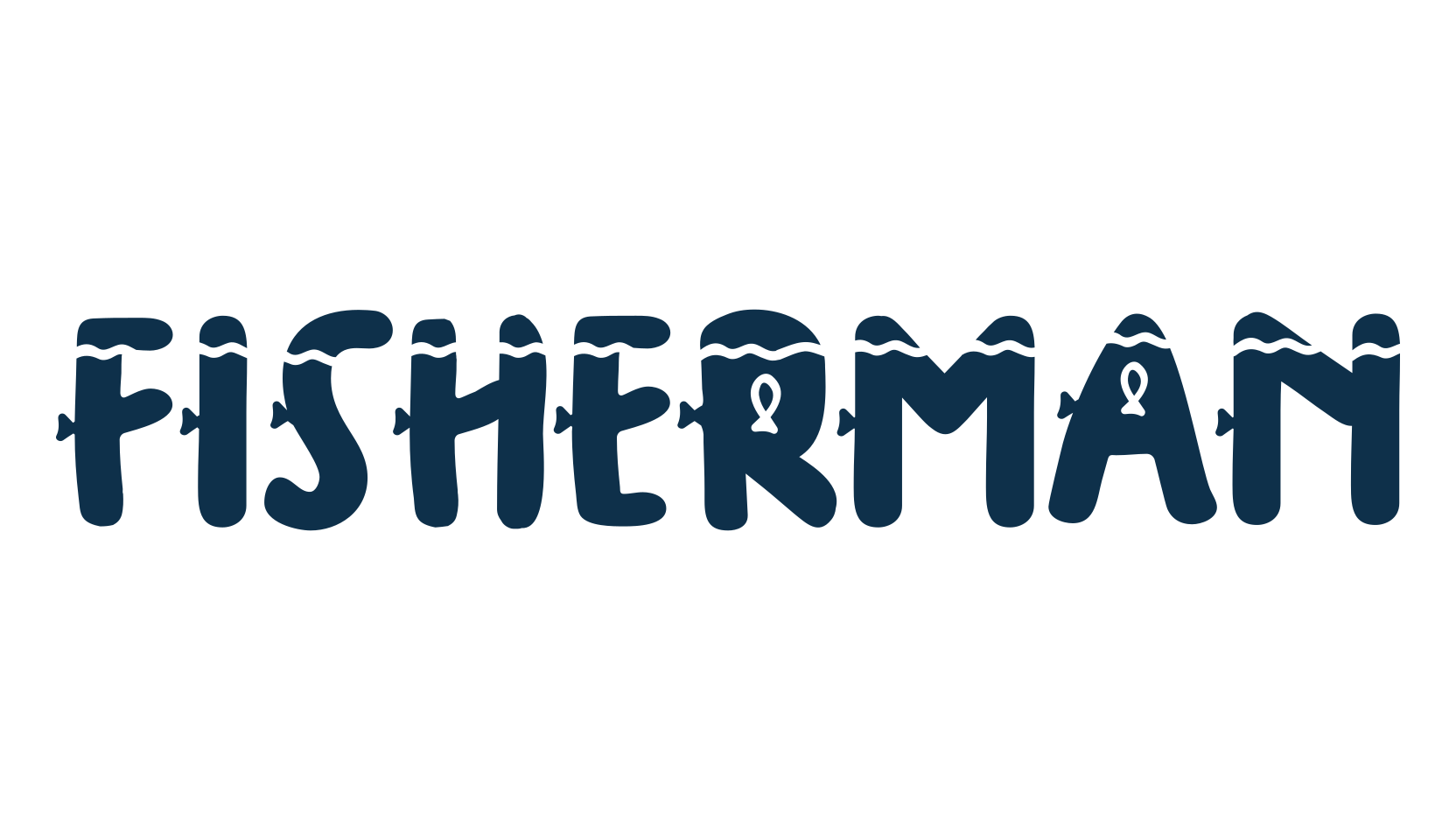 Fisherman (fisherman-3), decorative font preview