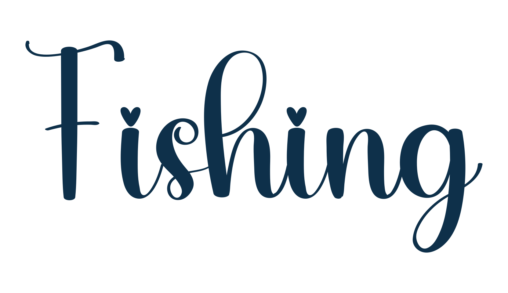 Fishing (fishing-11), display market font preview