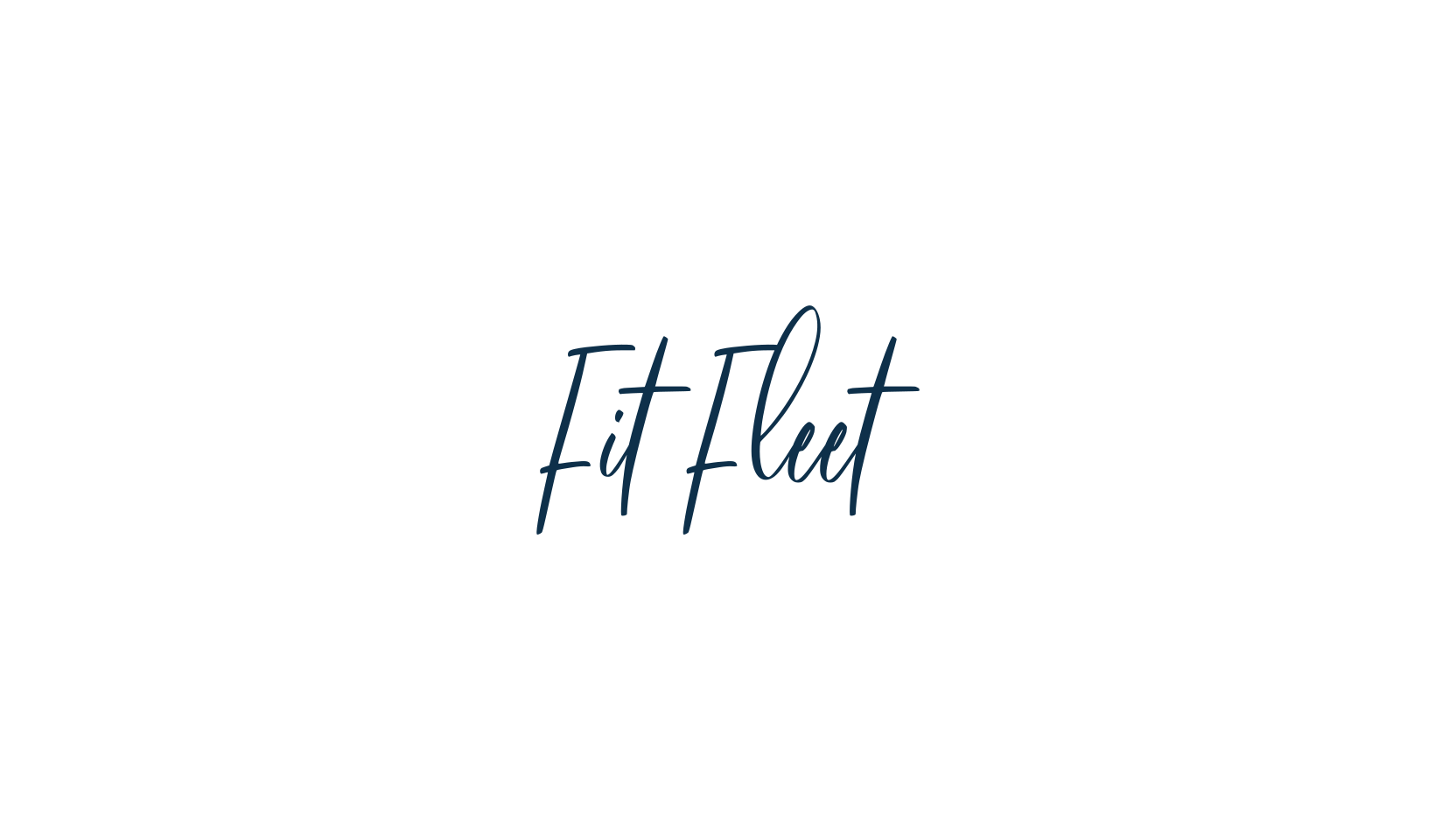 Fit Fleet, handwriting font preview