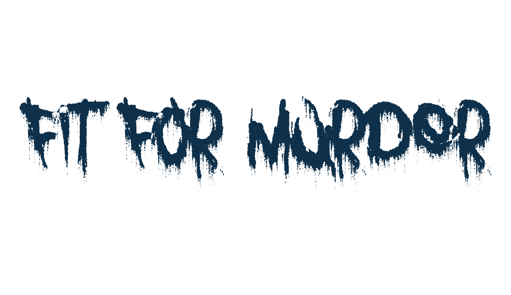Fit for Murder, holiday halloween fancy decorative horror font preview