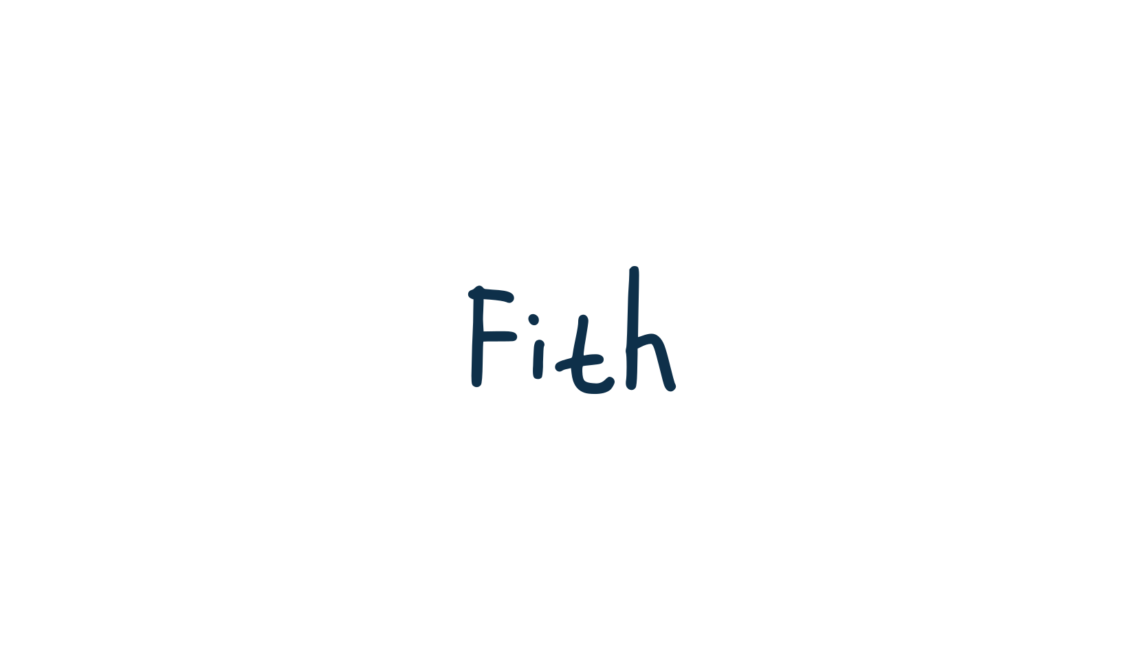 Fith, handwriting font preview