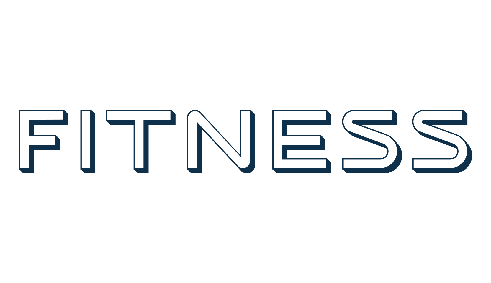 Fitness, sans serif font preview