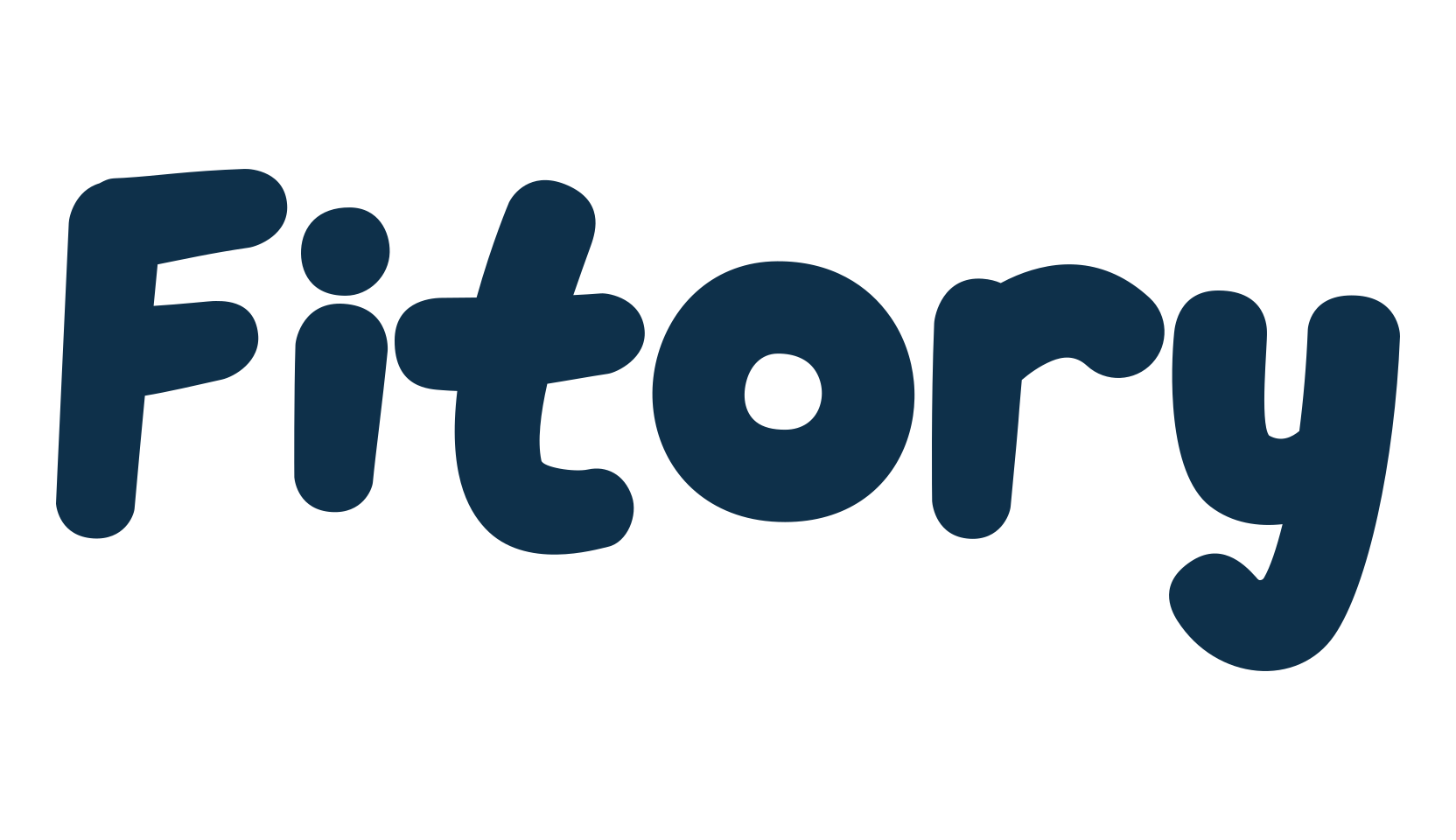 Fitory, fancy cartoon decorative font preview