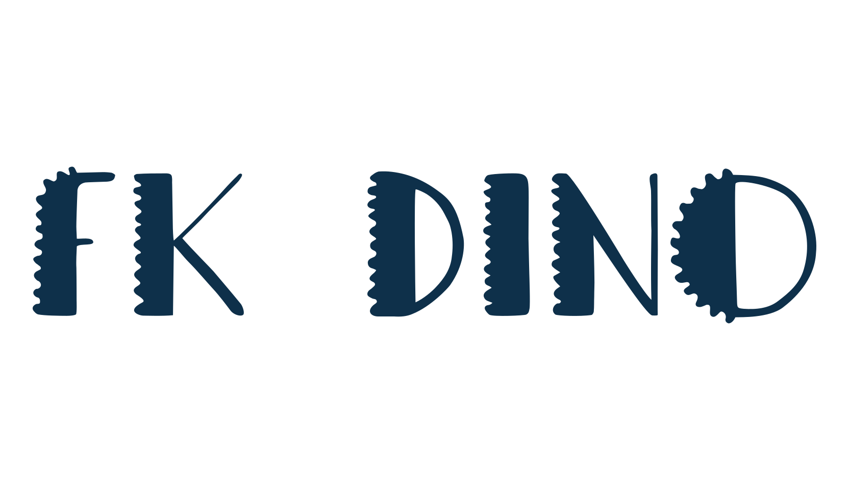 FK Dino, fancy decorative font preview