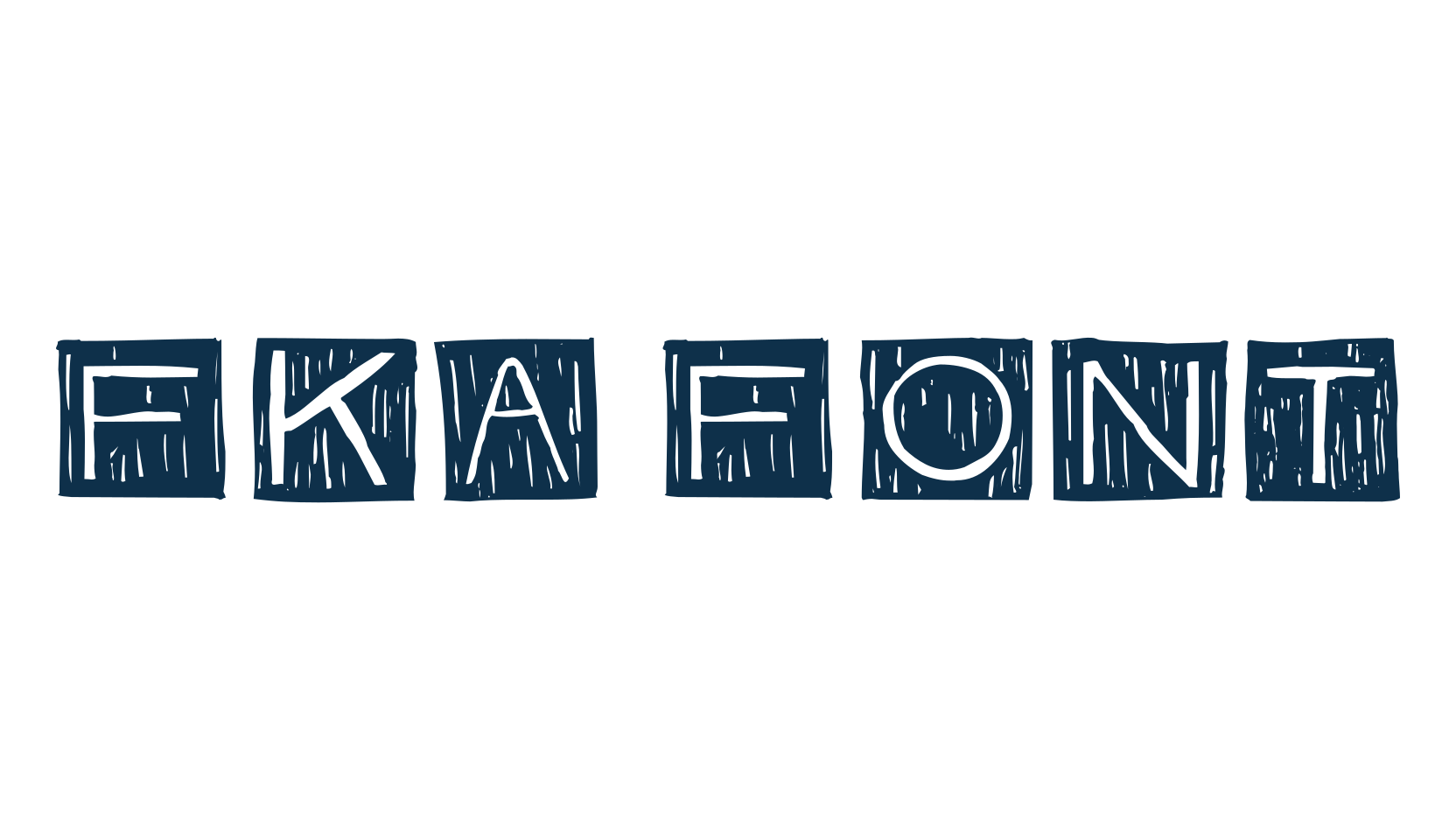 FKA Font, fancy decorative font preview