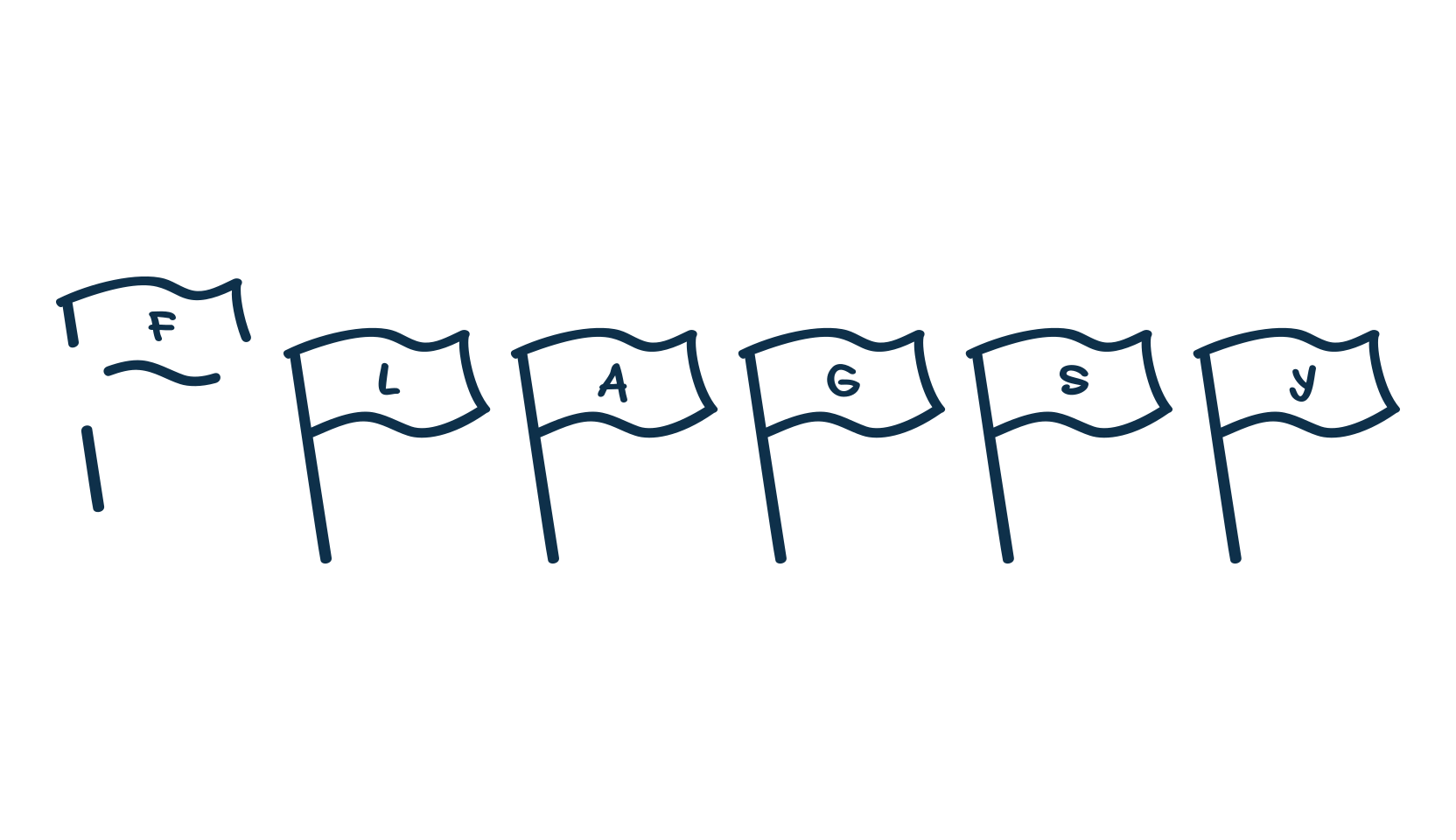 Flagsy, decorative font preview