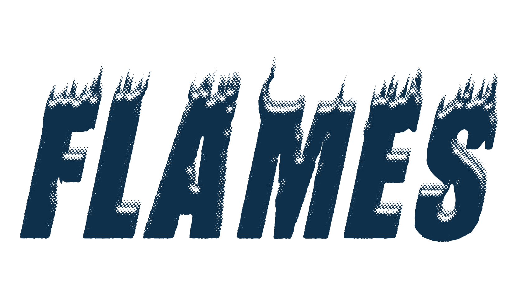 Flames, fire, ice font preview