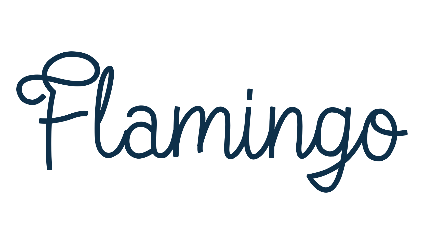 Flamingo (flamingo-3), various font preview