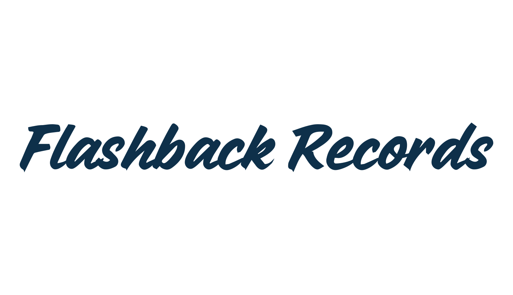 Flashback Records, various font preview