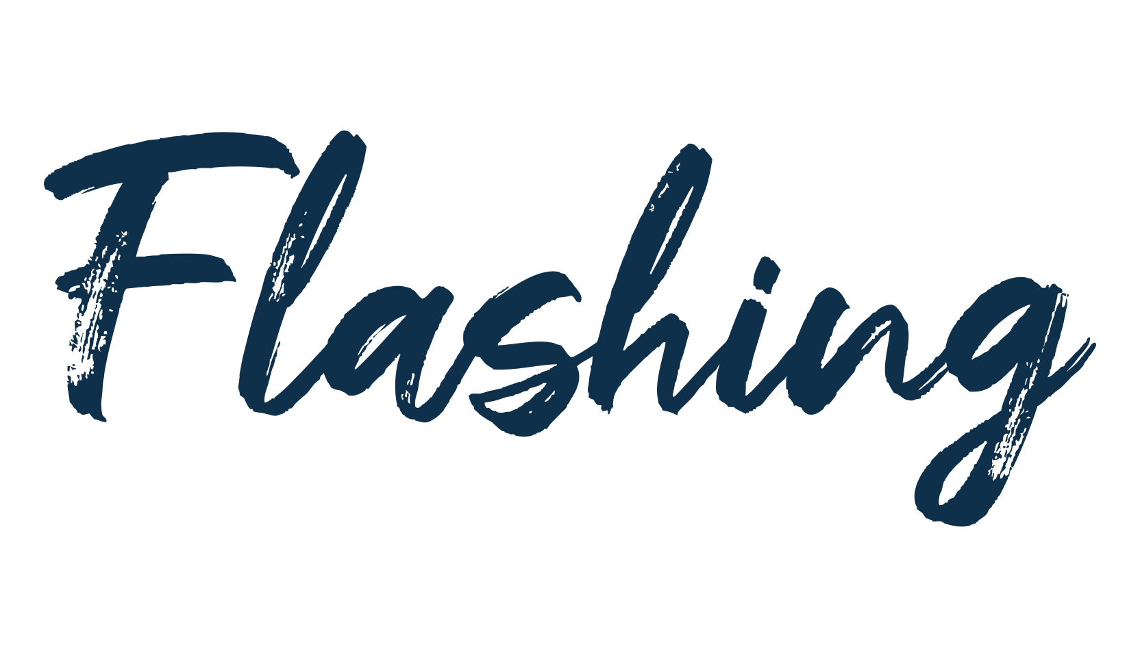 Flashing (flashing), script brush fancy decorative calligraphy font preview