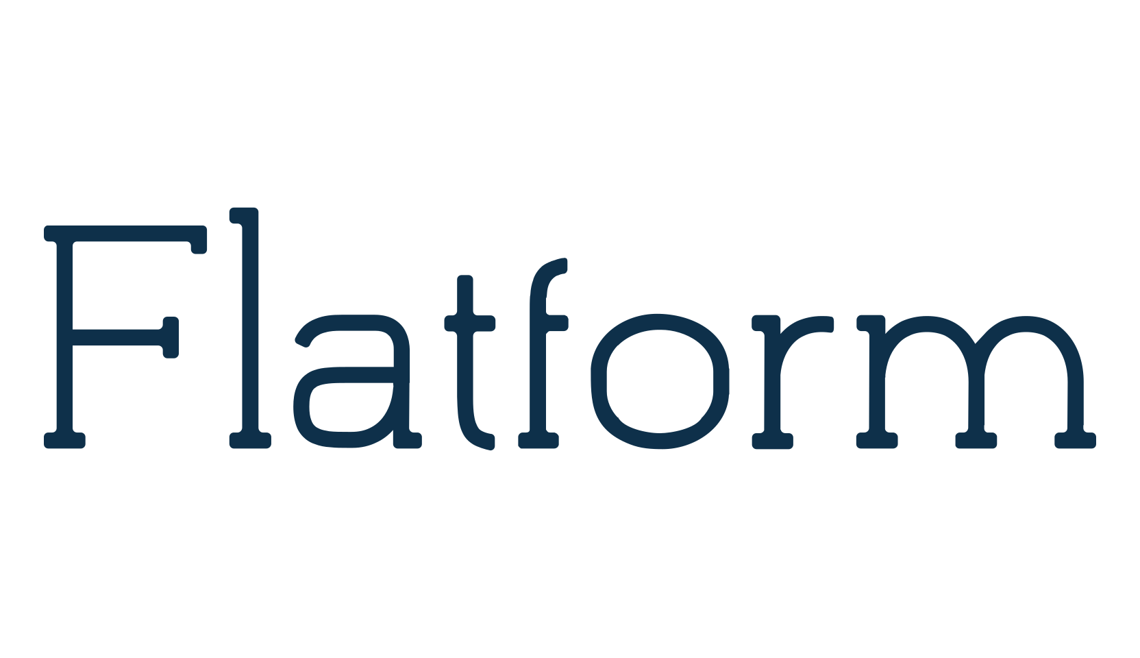 Flatform, basic serif font preview